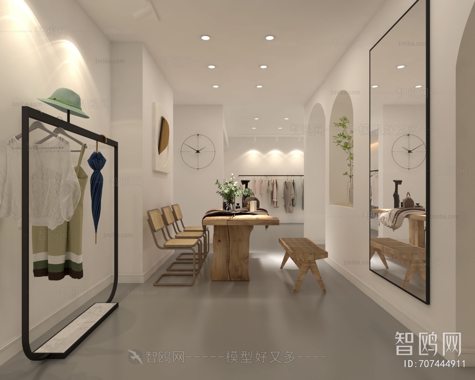 Modern Wabi-sabi Style Clothing Store