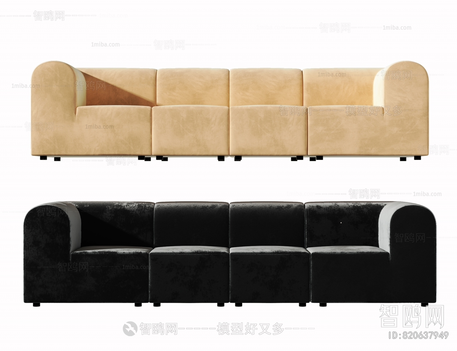 Modern Three-seat Sofa