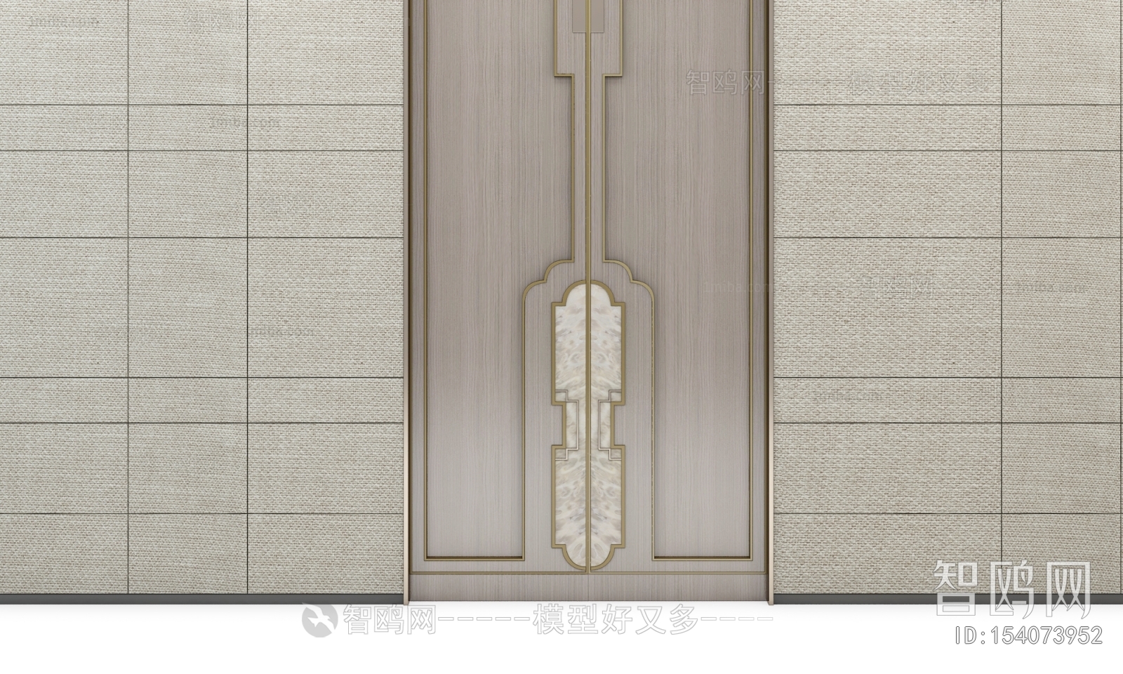 Chinese Style Double Door
