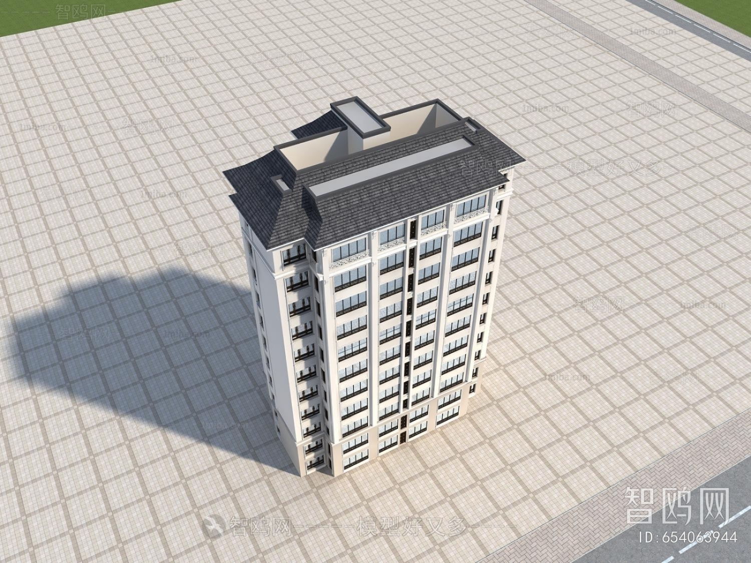 New Chinese Style Building Appearance