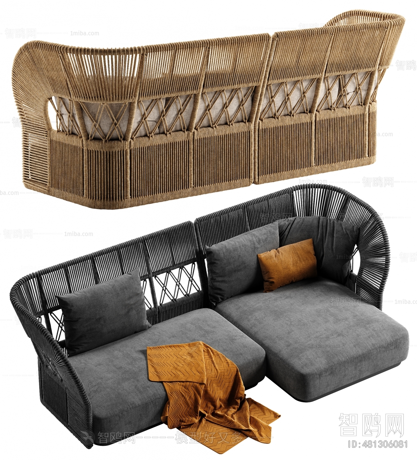 Southeast Asian Style Outdoor Sofa