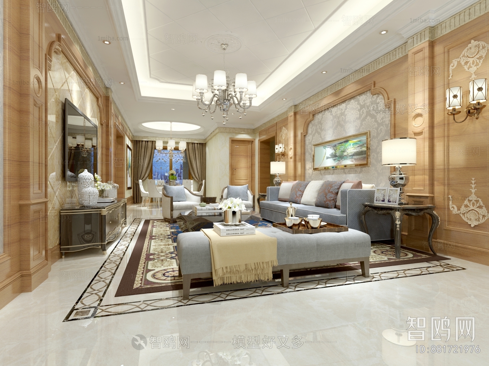 European Style Classical Style A Living Room