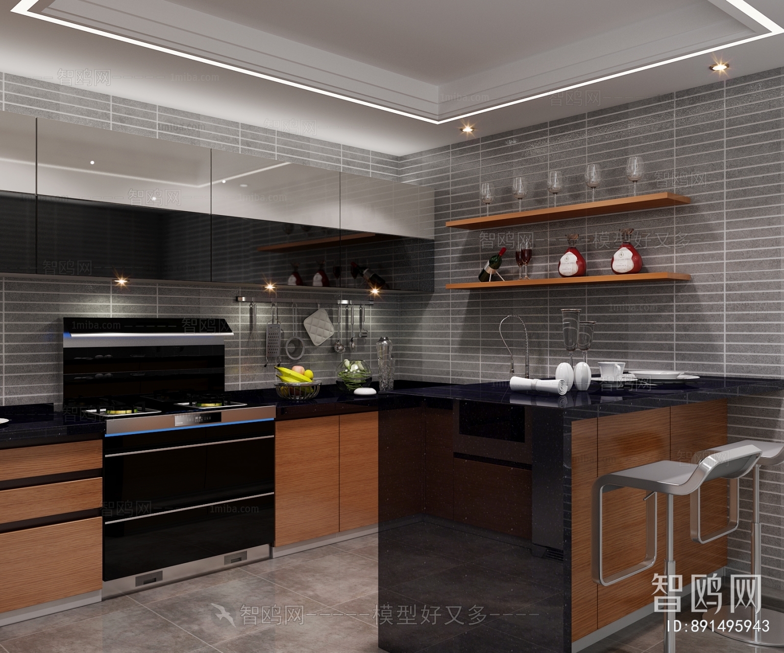 Modern Open Kitchen