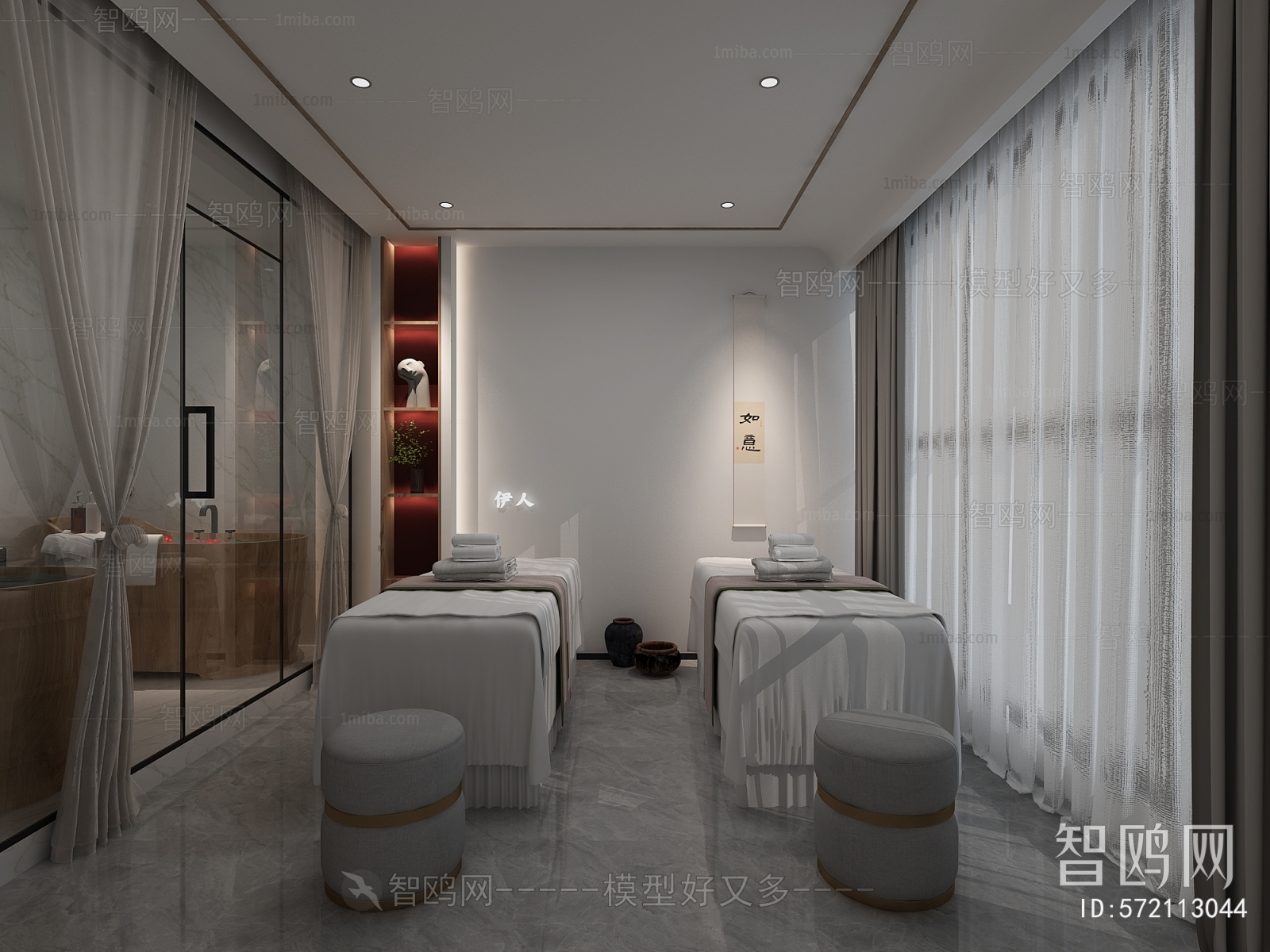 New Chinese Style Beauty Salon