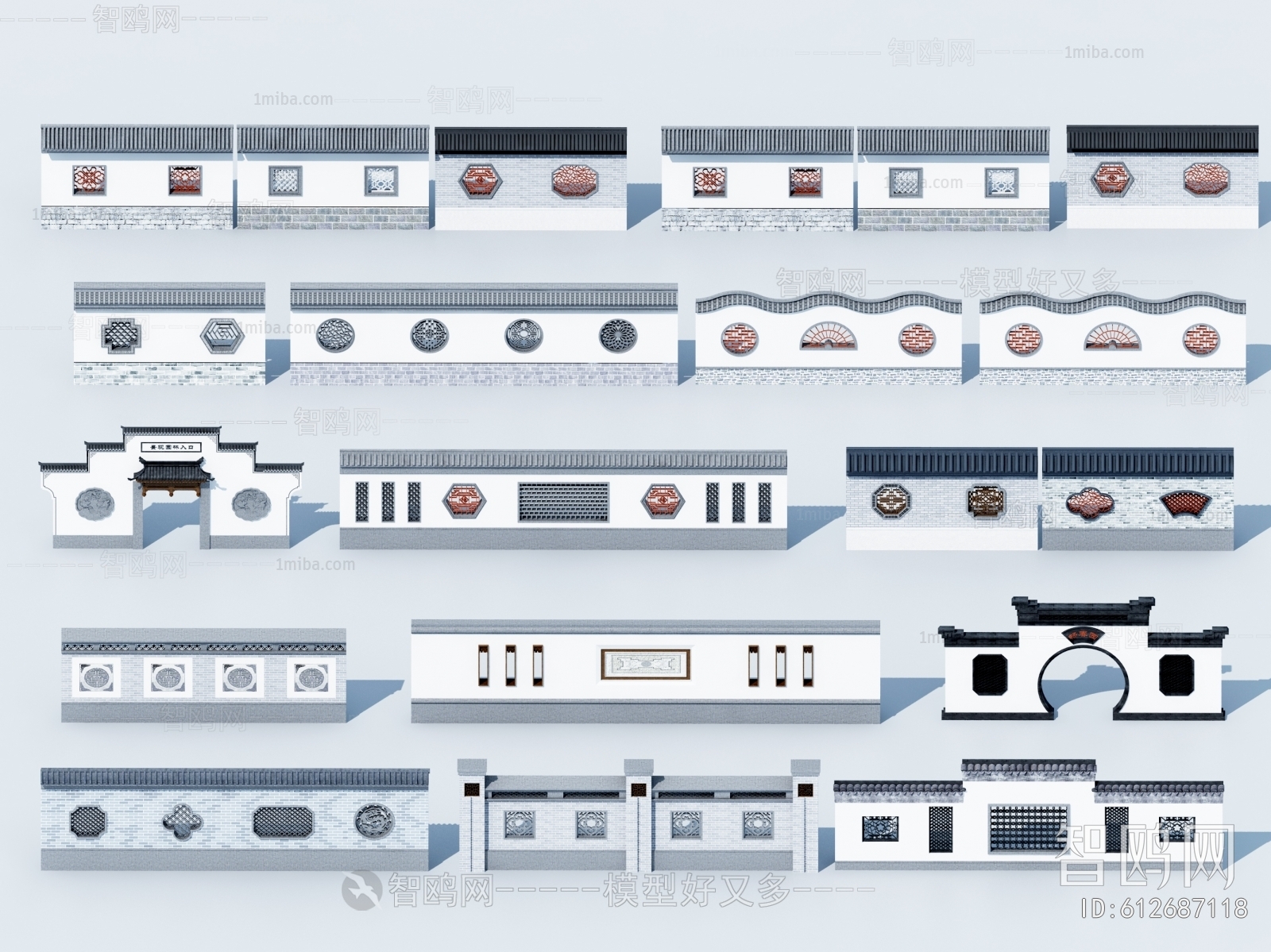 New Chinese Style Building Component