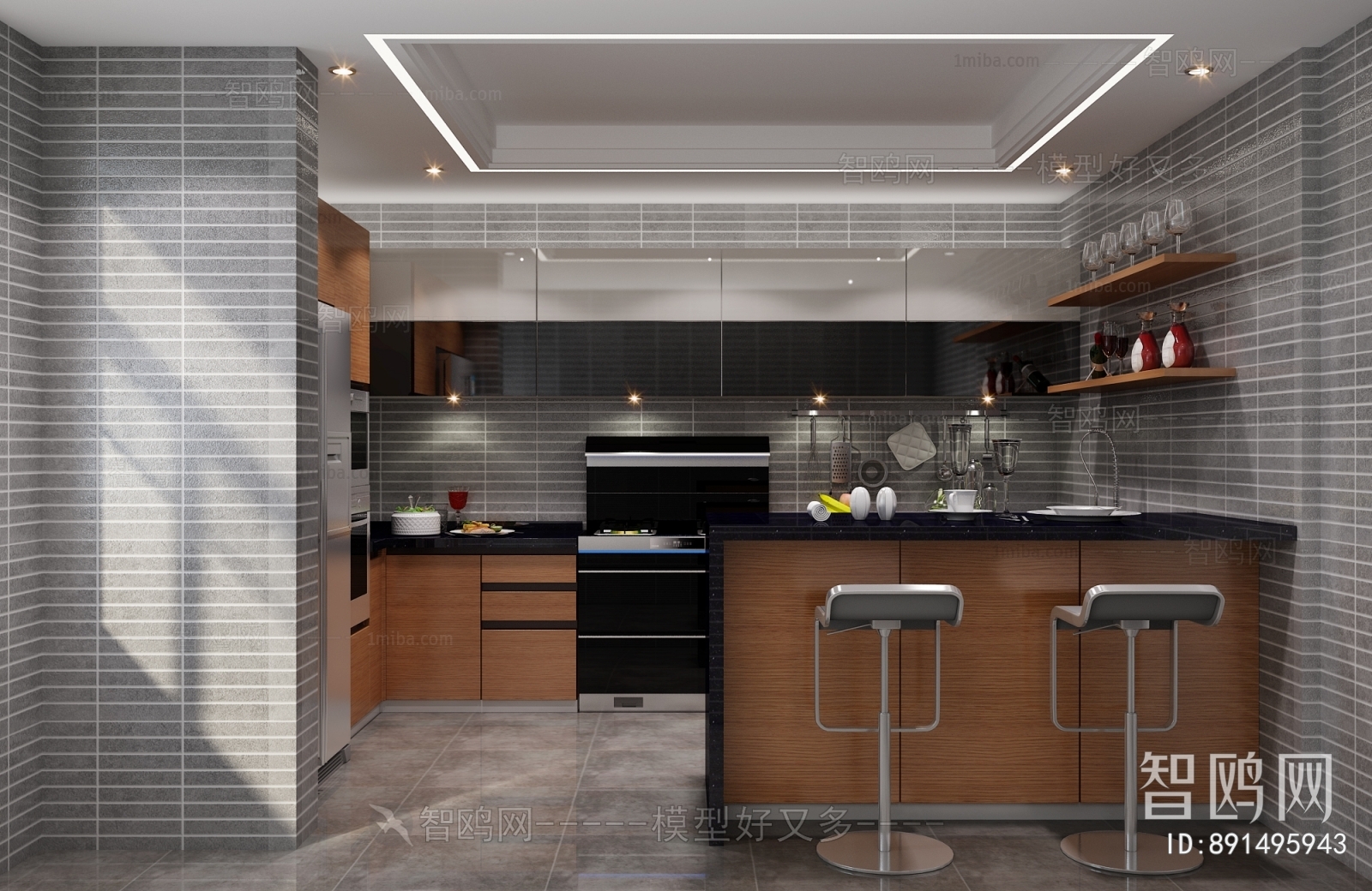 Modern Open Kitchen