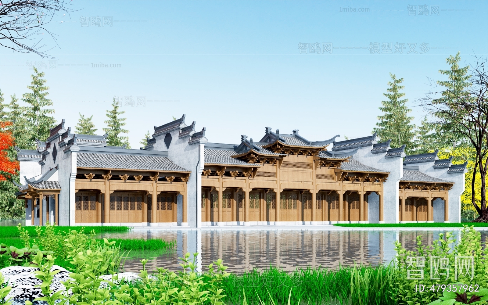 Chinese Style Ancient Architectural Buildings