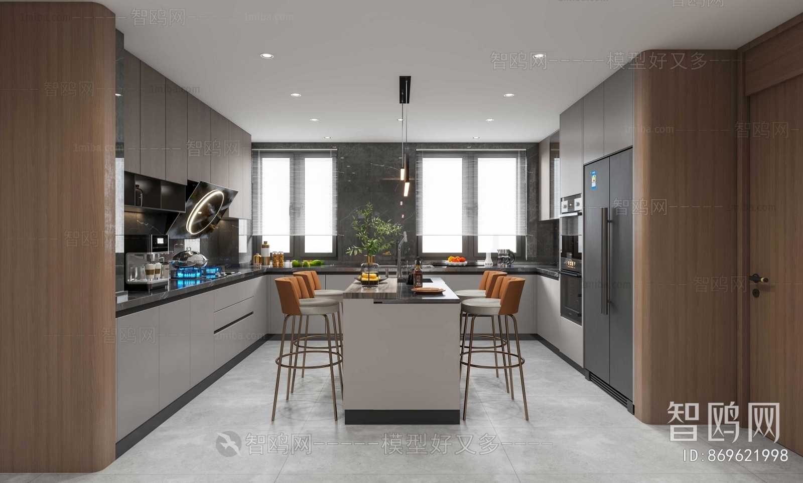 Modern Open Kitchen