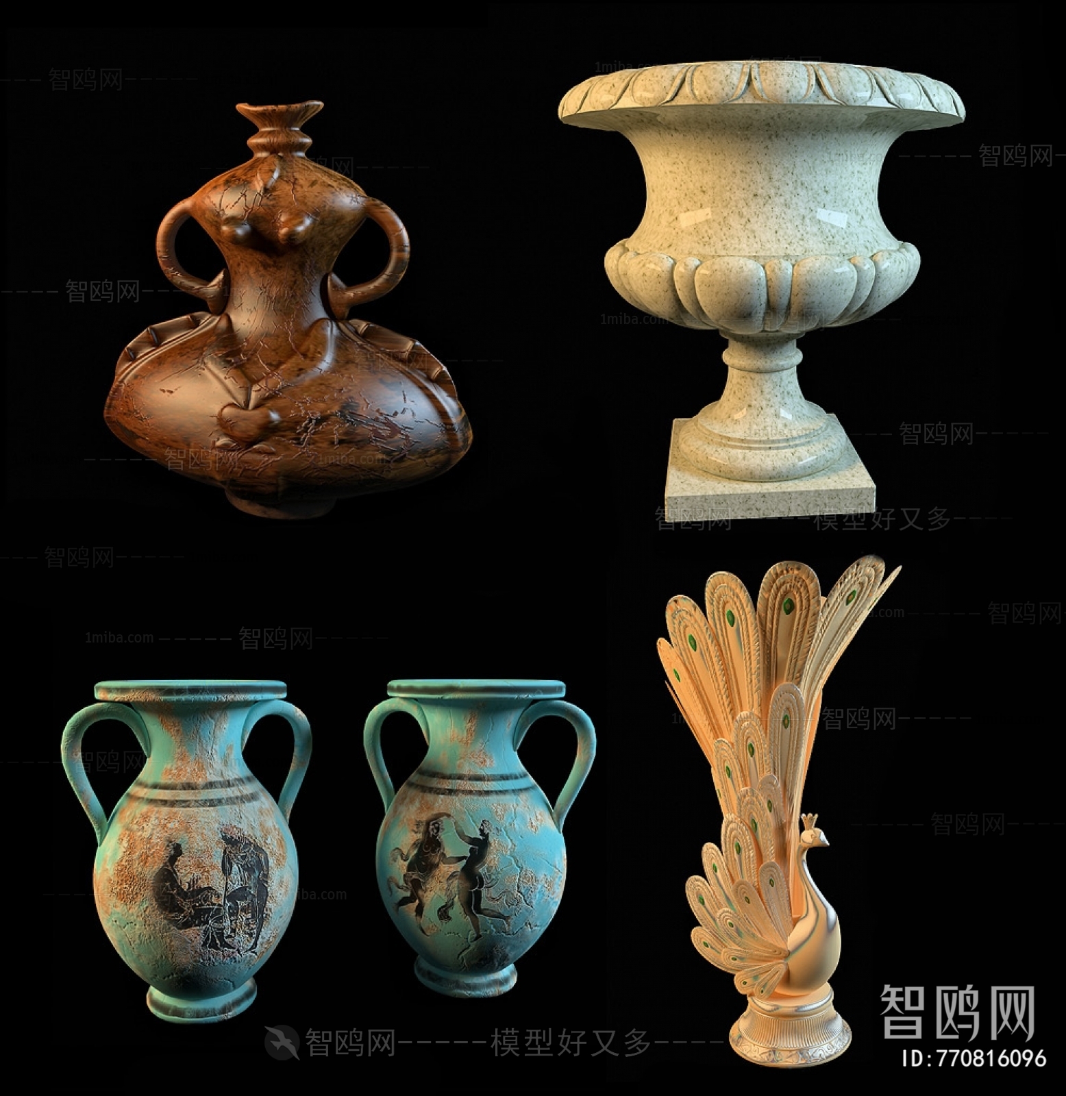 European Style Classical Style Clay Pot