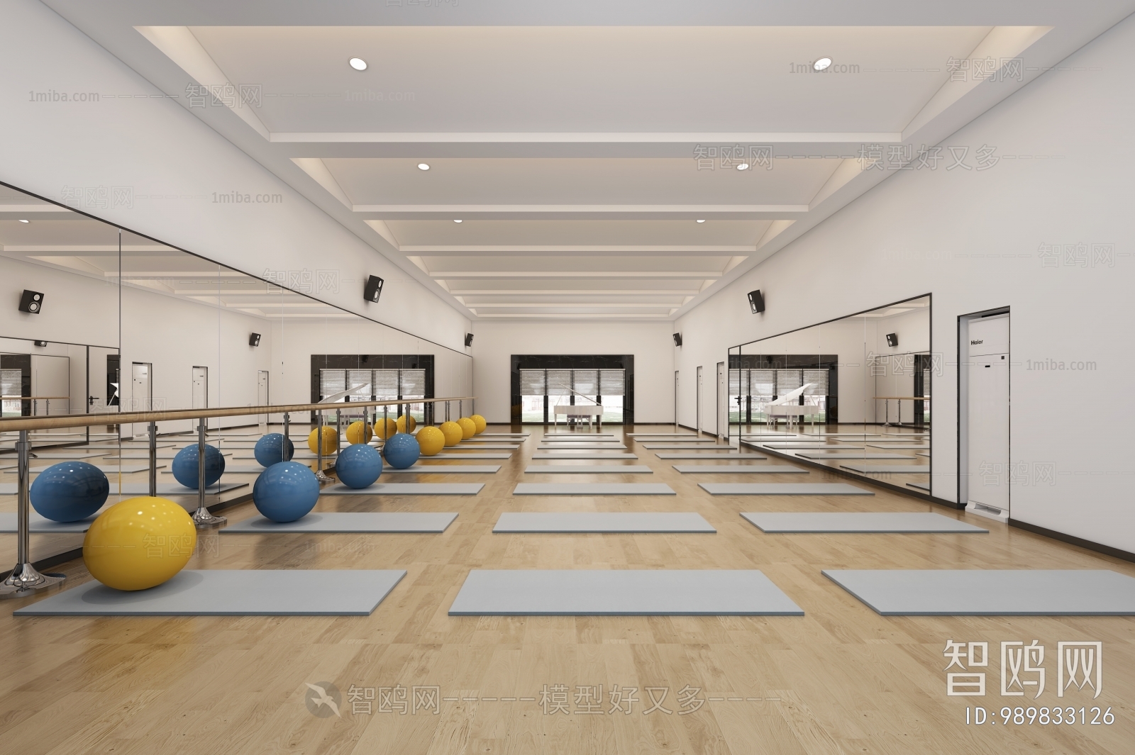 Modern Yoga Room