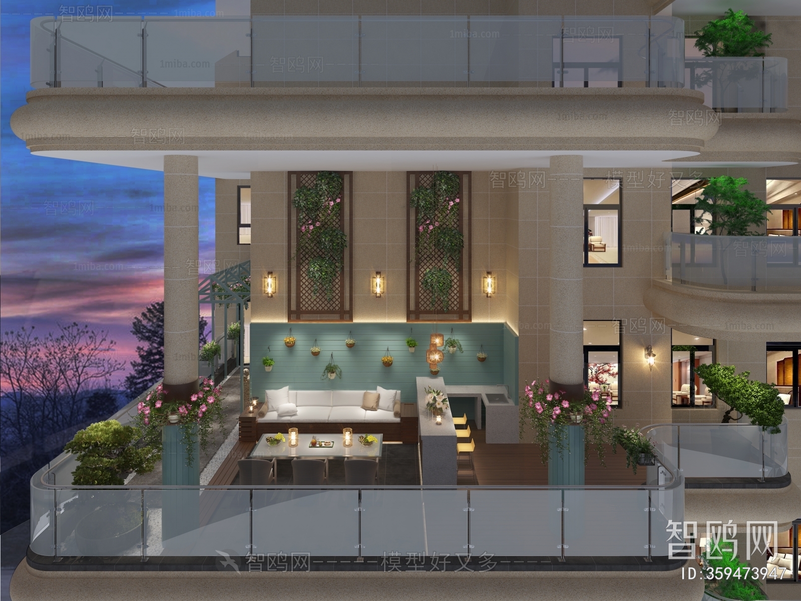 Modern Balcony