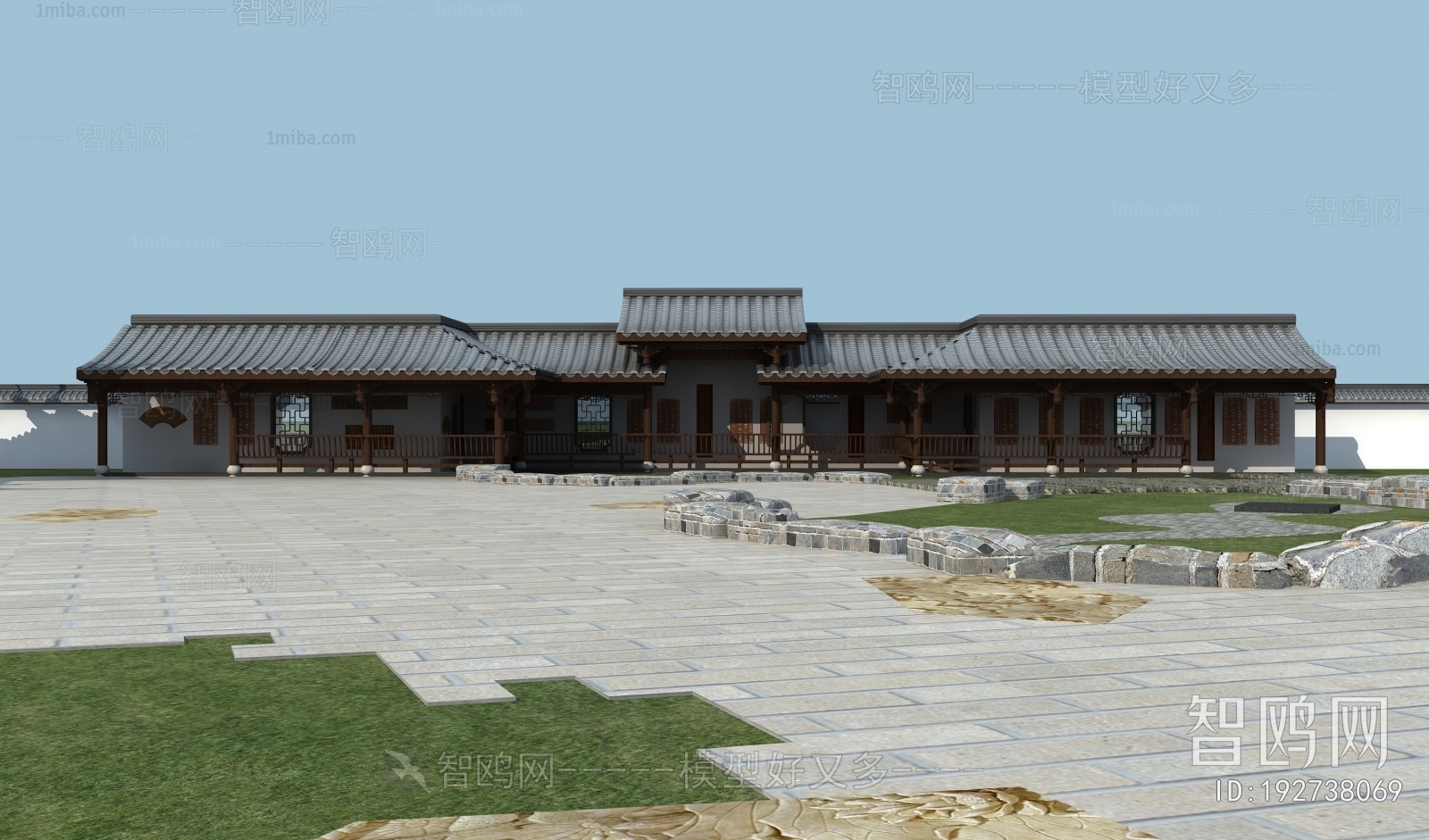 Chinese Style Ancient Architectural Buildings