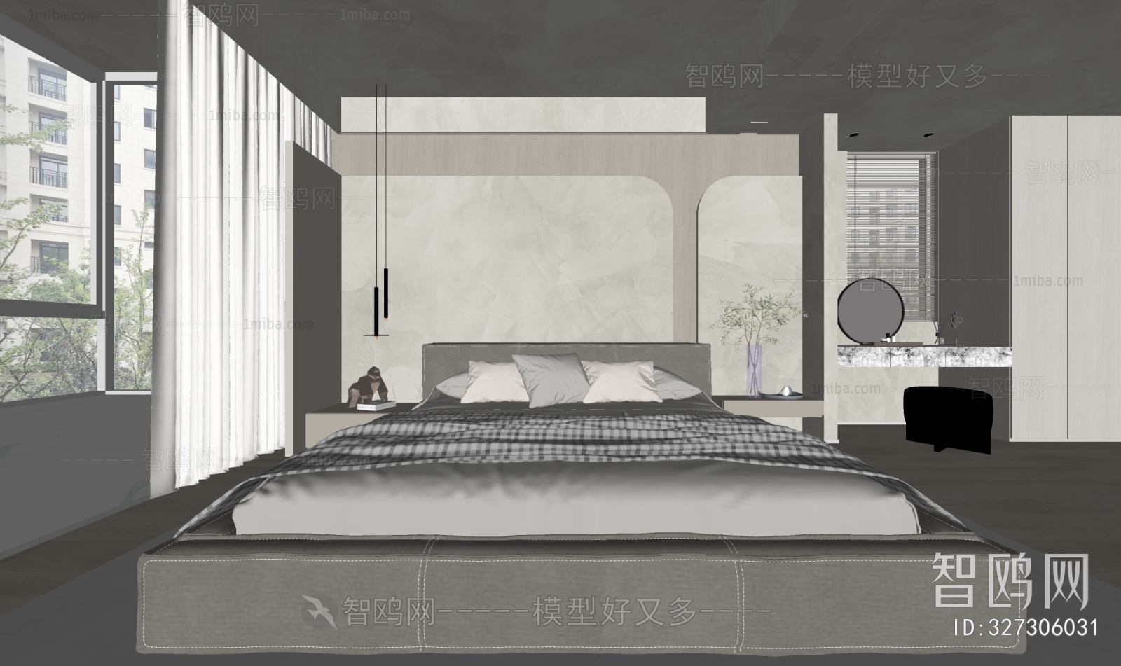 Wabi-sabi Style Bedroom