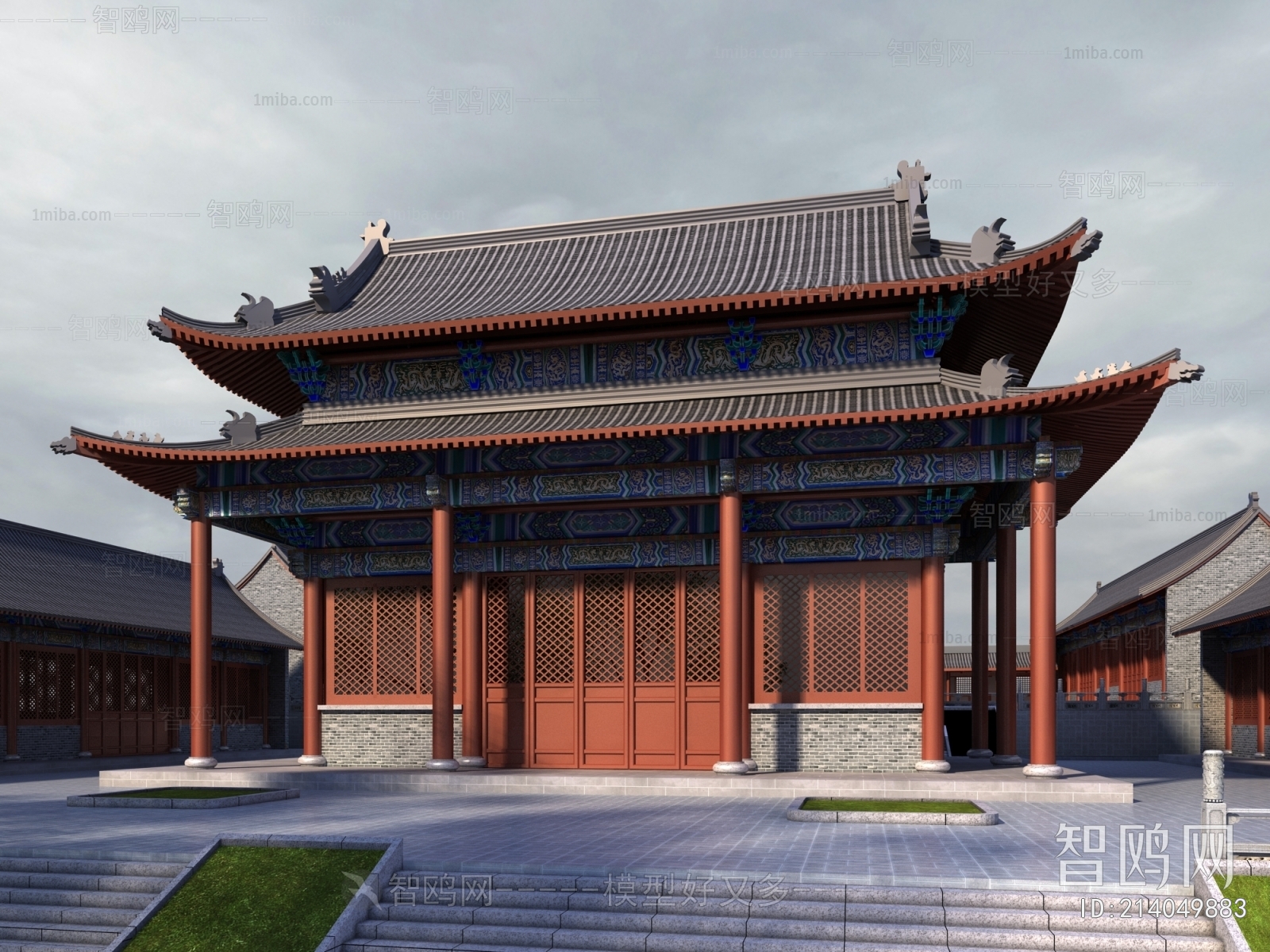 Chinese Style Ancient Architectural Buildings