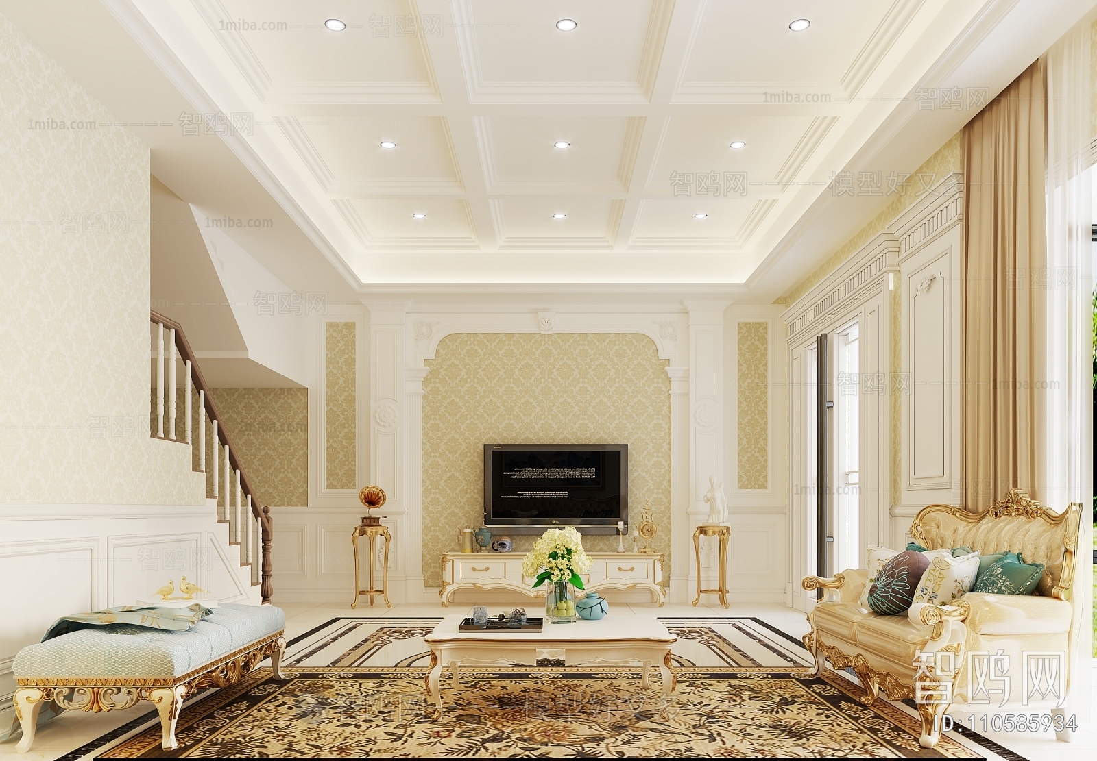 European Style Classical Style A Living Room