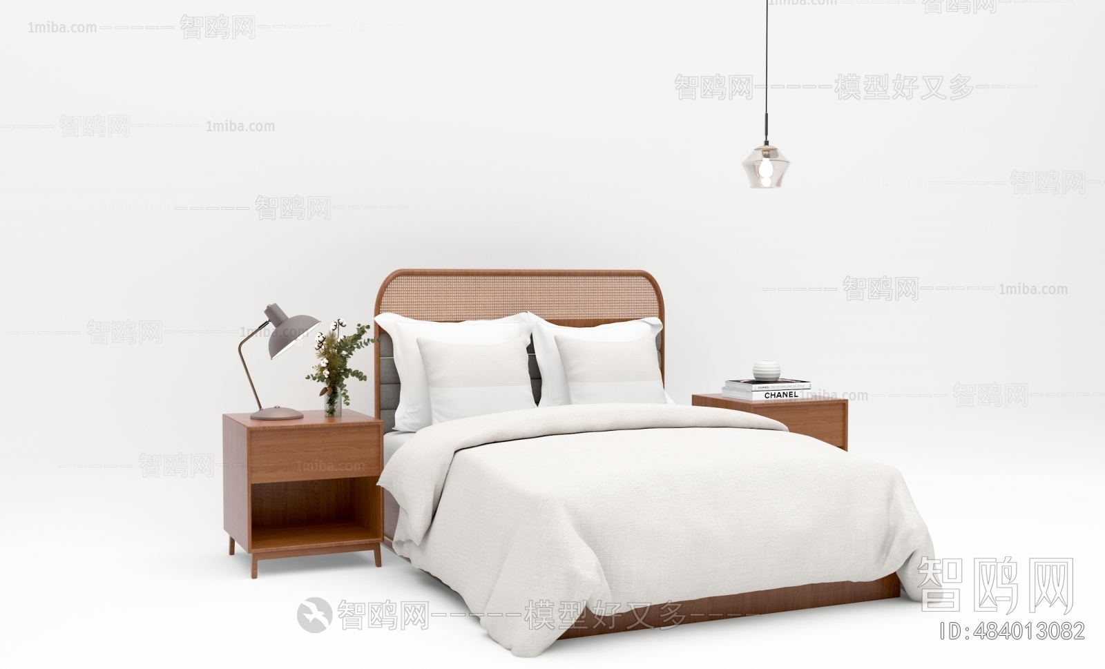 New Chinese Style Double Bed