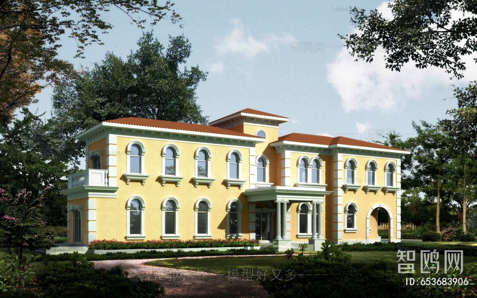 European Style Villa Appearance