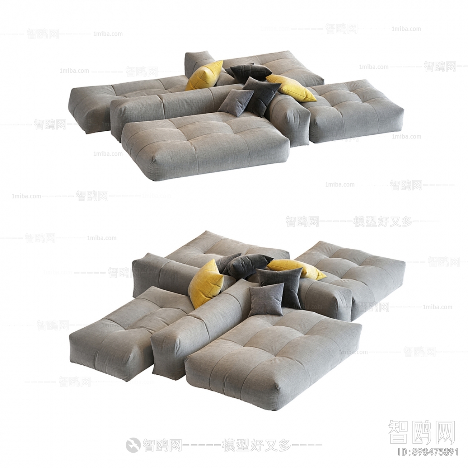 Modern Multi Person Sofa