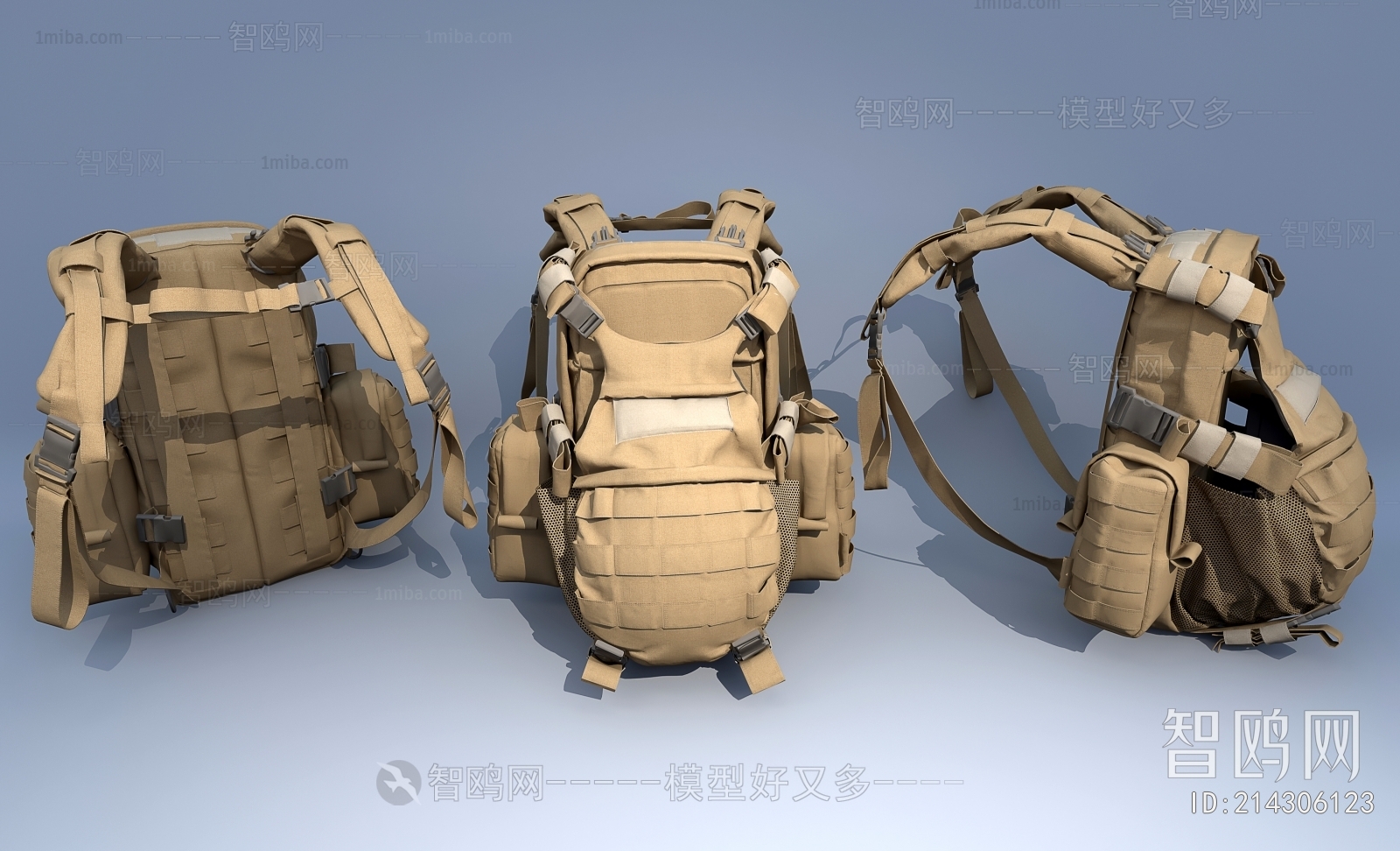 Industrial Style Backpack And Backpack