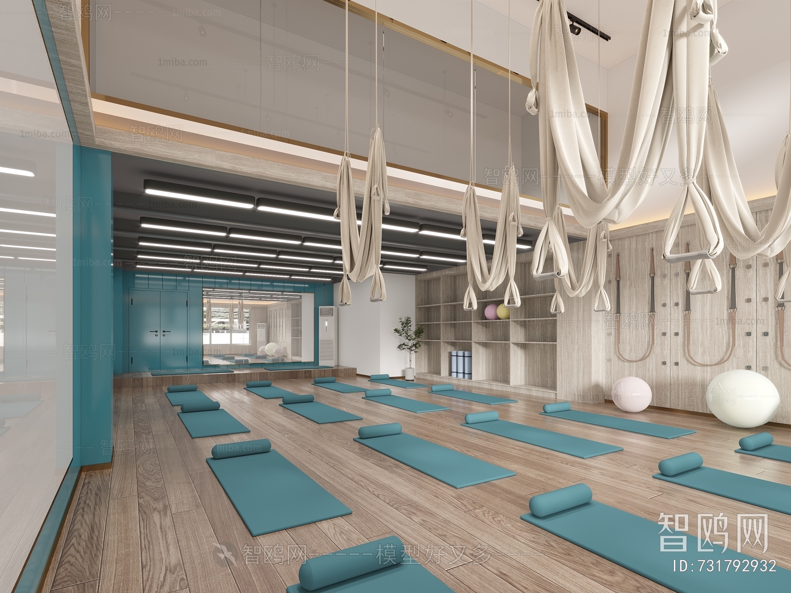 Modern Yoga Room