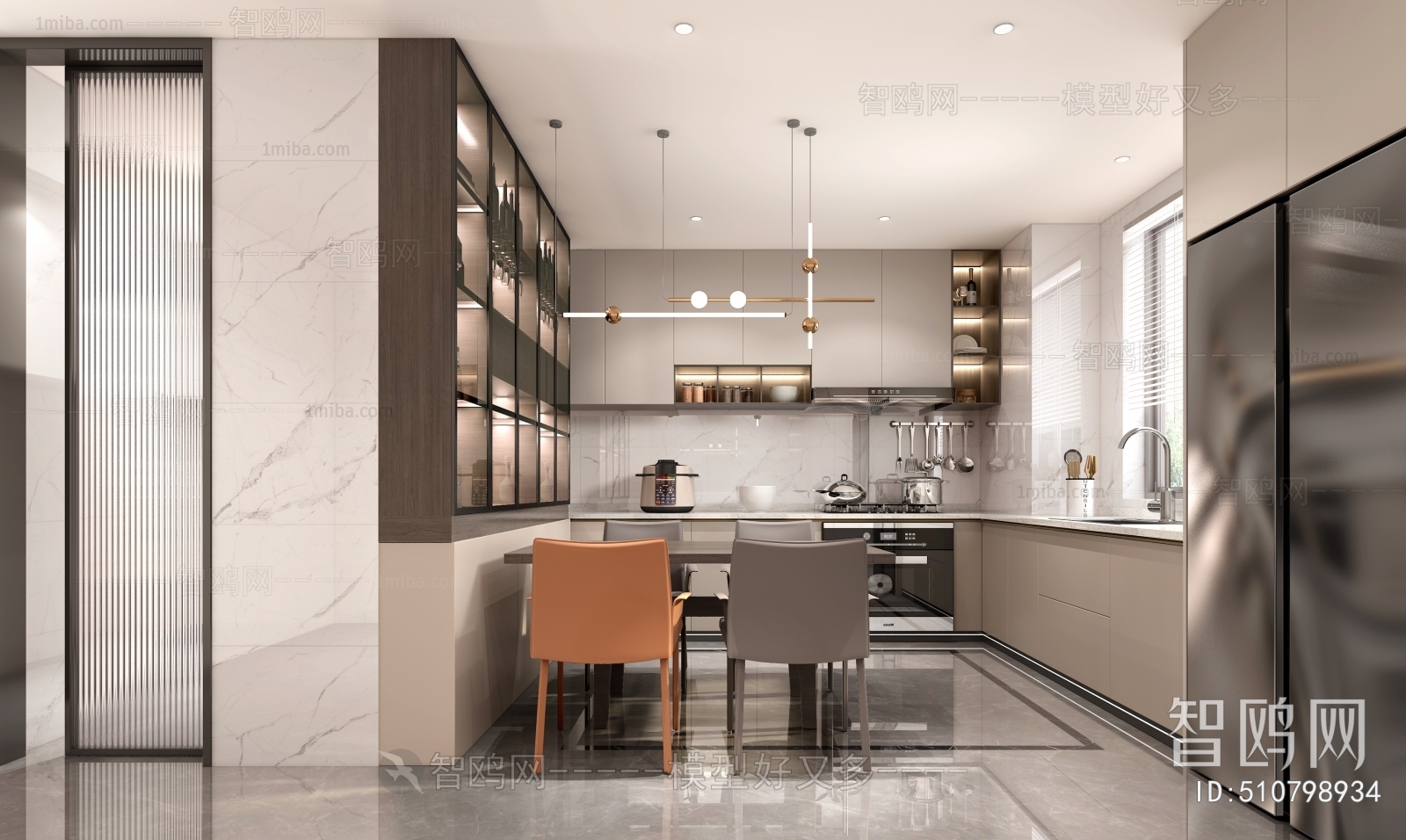 Modern Open Kitchen