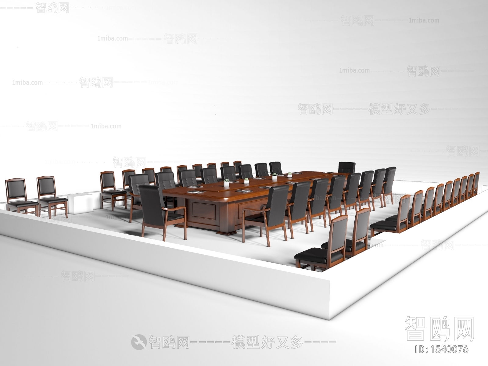 新中式党政机关党建会议桌椅