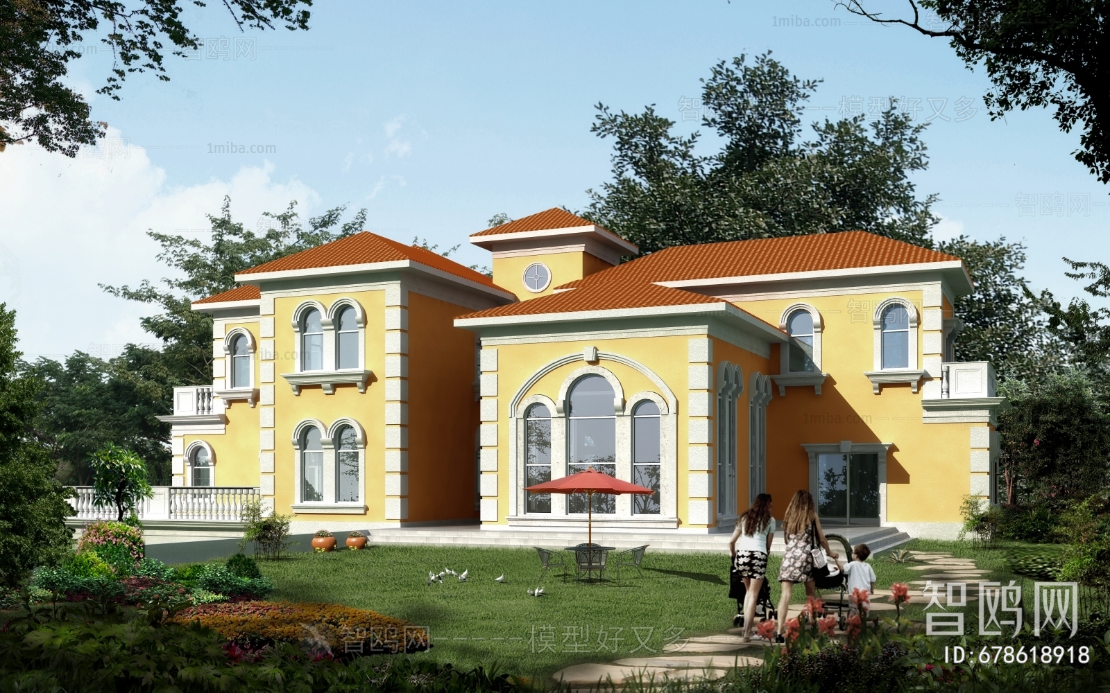 European Style Villa Appearance