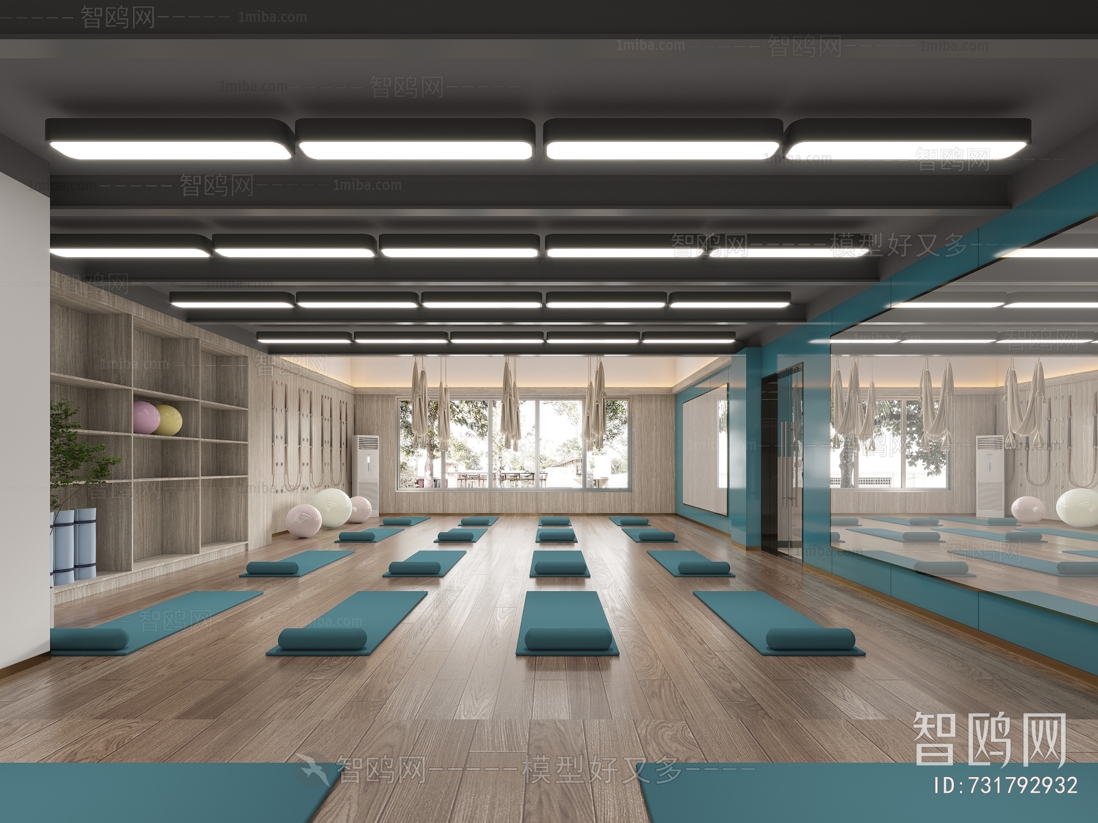 Modern Yoga Room