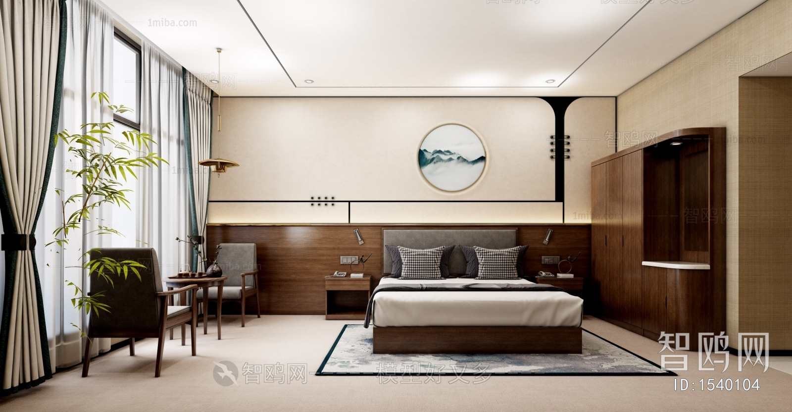 New Chinese Style Guest Room