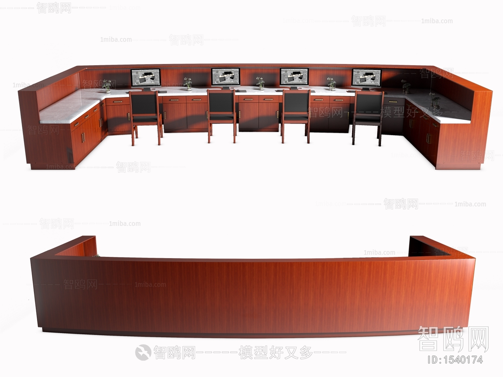 New Chinese Style The Reception Desk