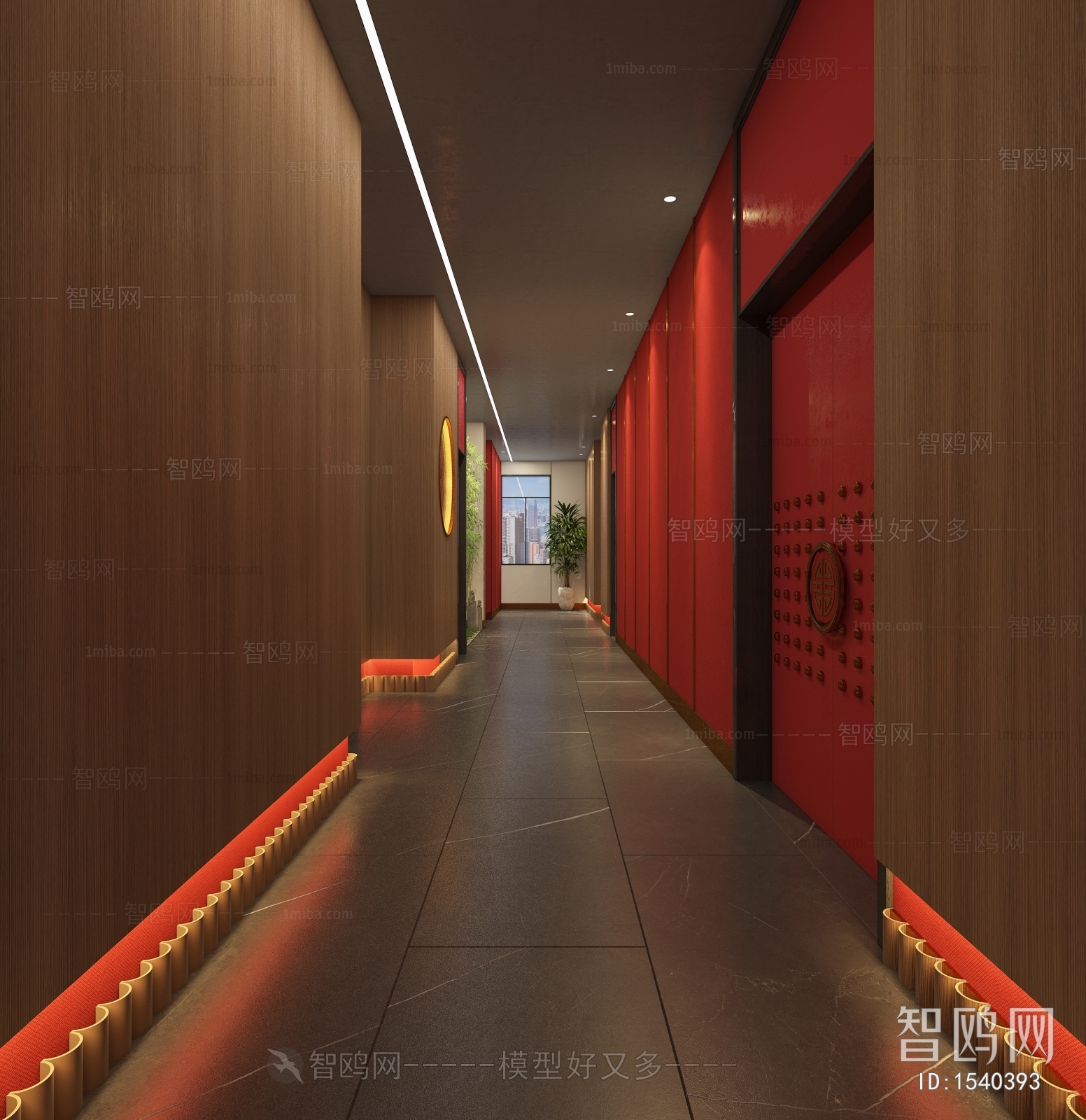 New Chinese Style Corridor