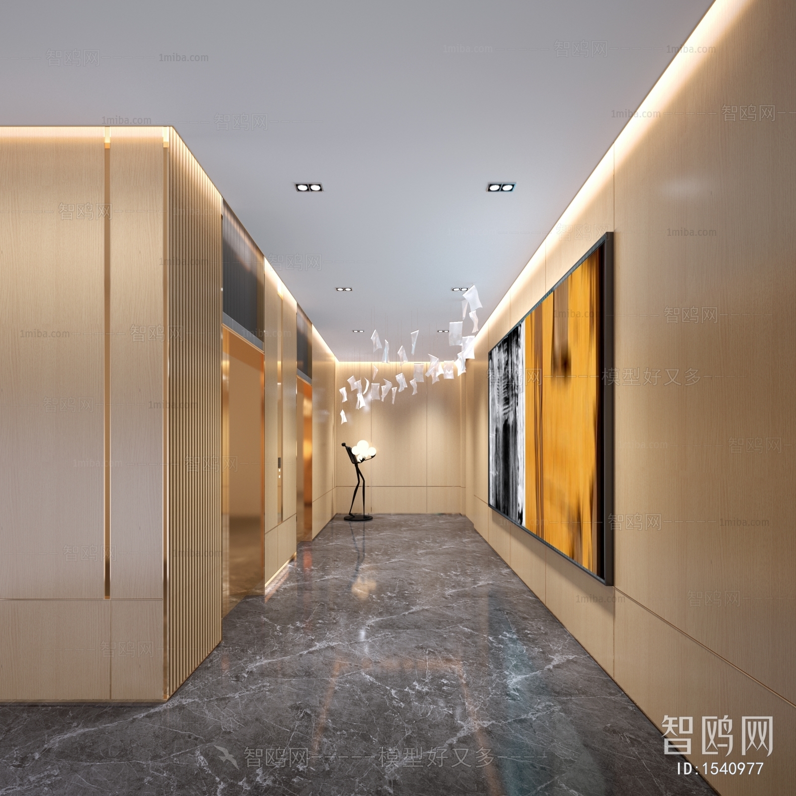 Modern Elevator Hall