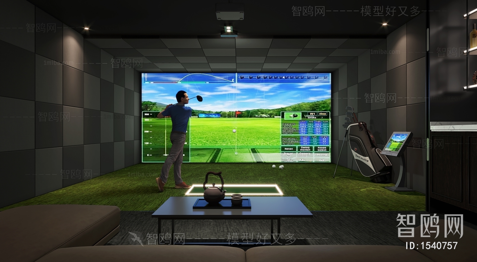 现代高尔夫VIP室