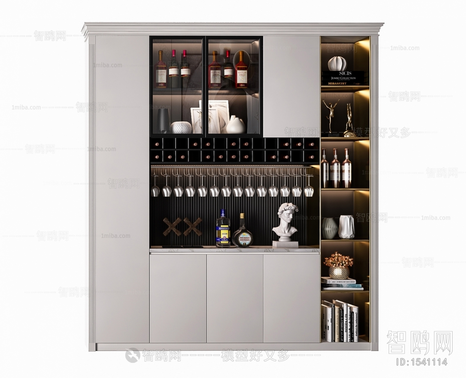 American Style Wine Cabinet