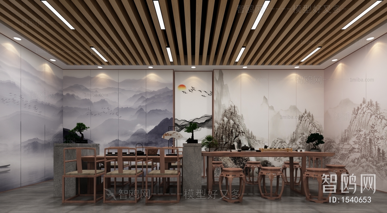 New Chinese Style Tea Shop