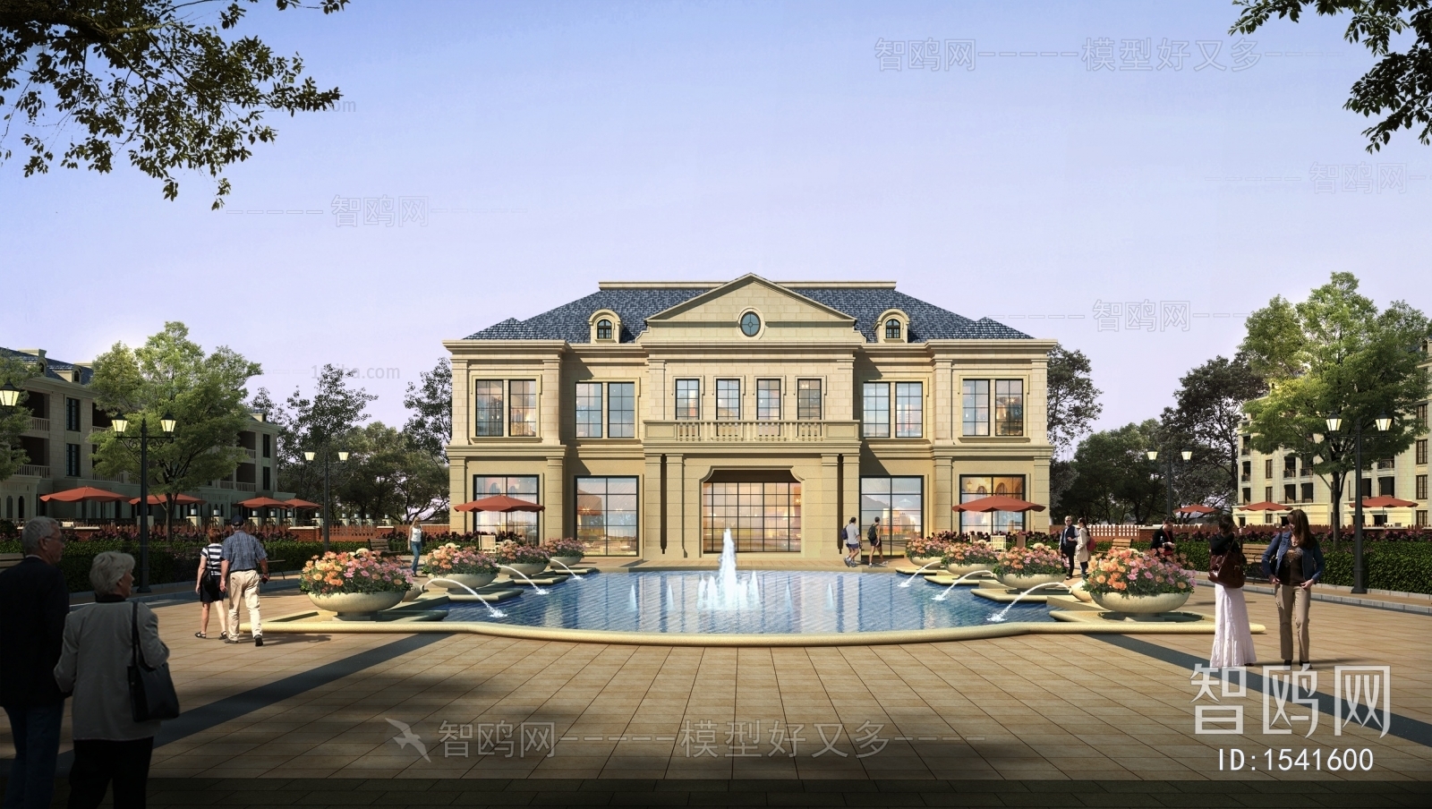 European Style Classical Style Villa Appearance