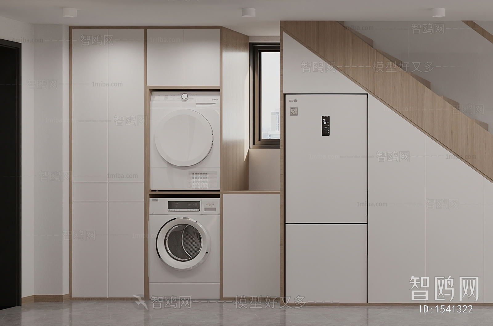 让家更整洁大方的全嵌入式冰箱 - 居家集设计效果图 - 每平每屋·设计家