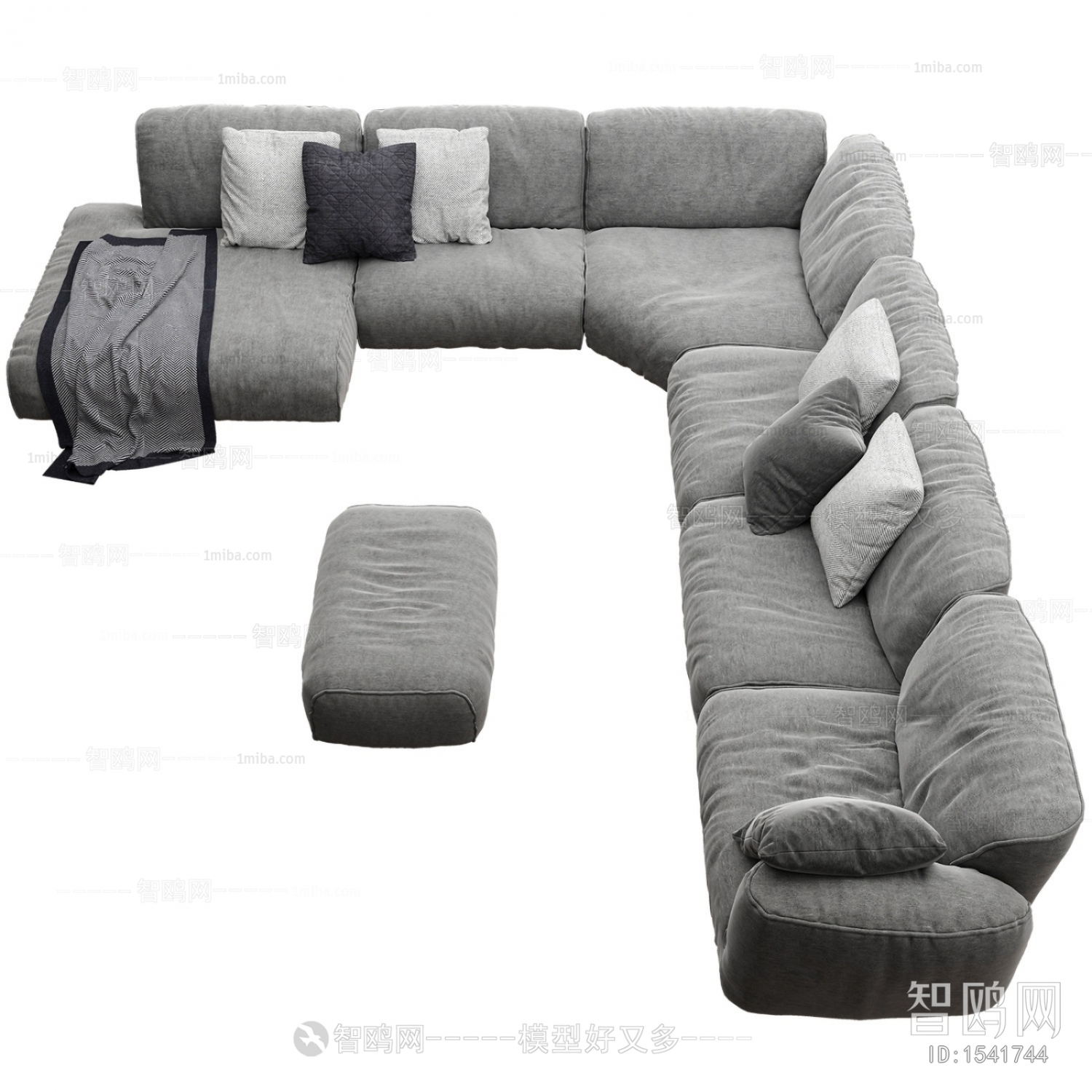 Modern Multi Person Sofa