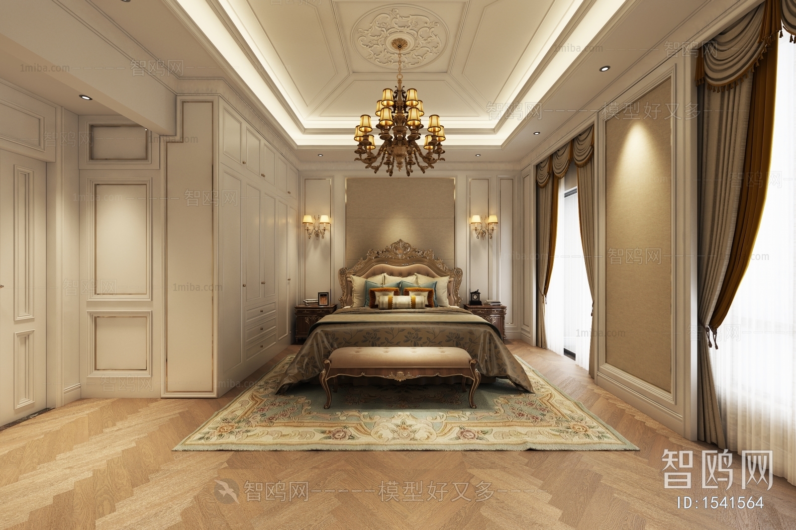 European Style Bedroom