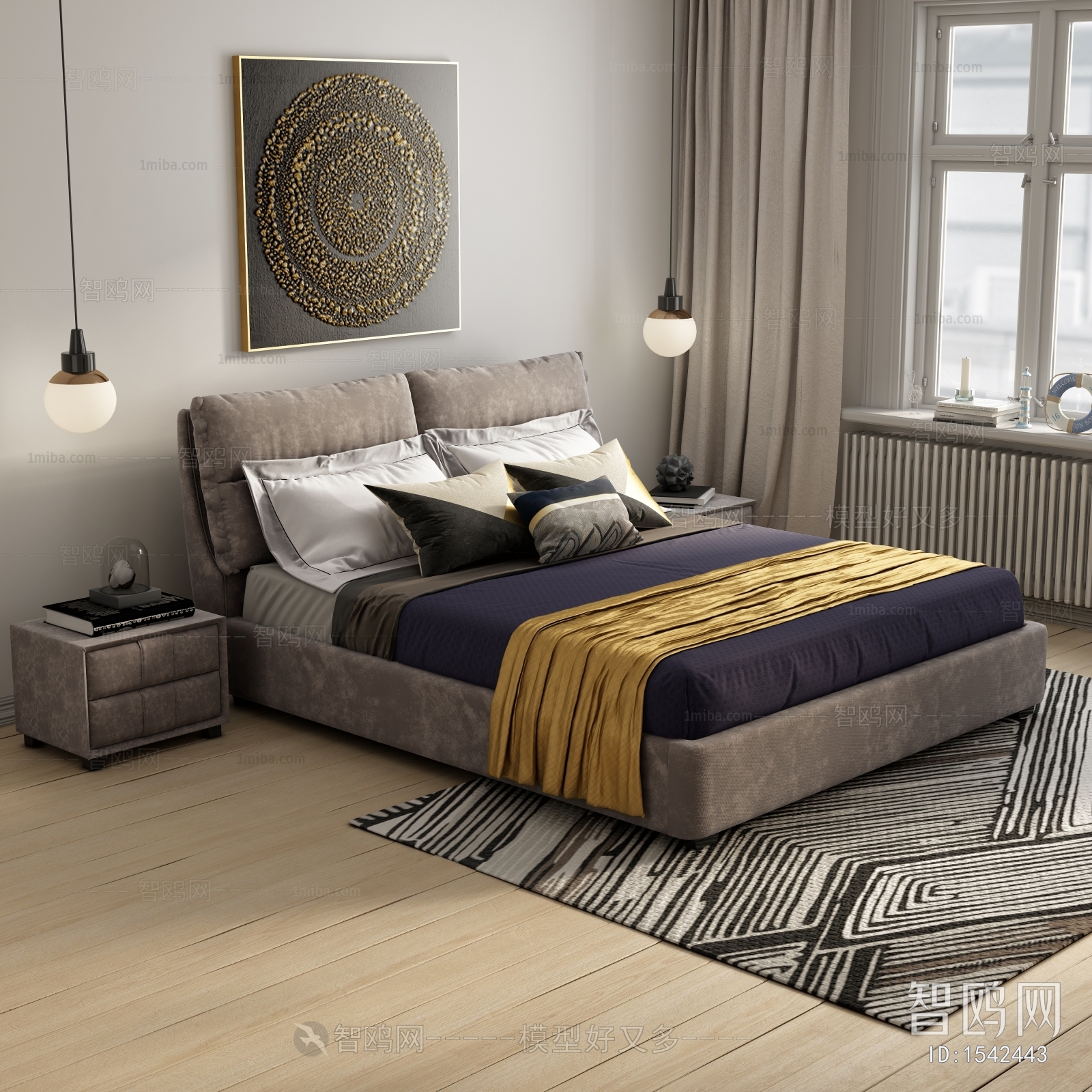 Modern Double Bed