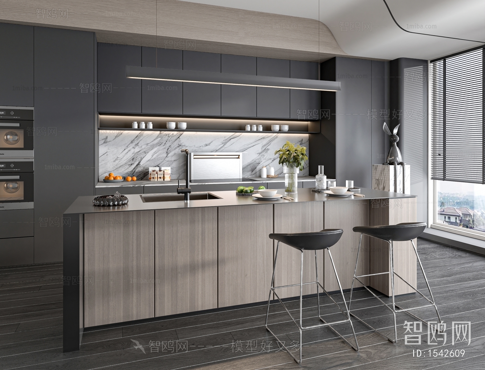 Modern Open Kitchen