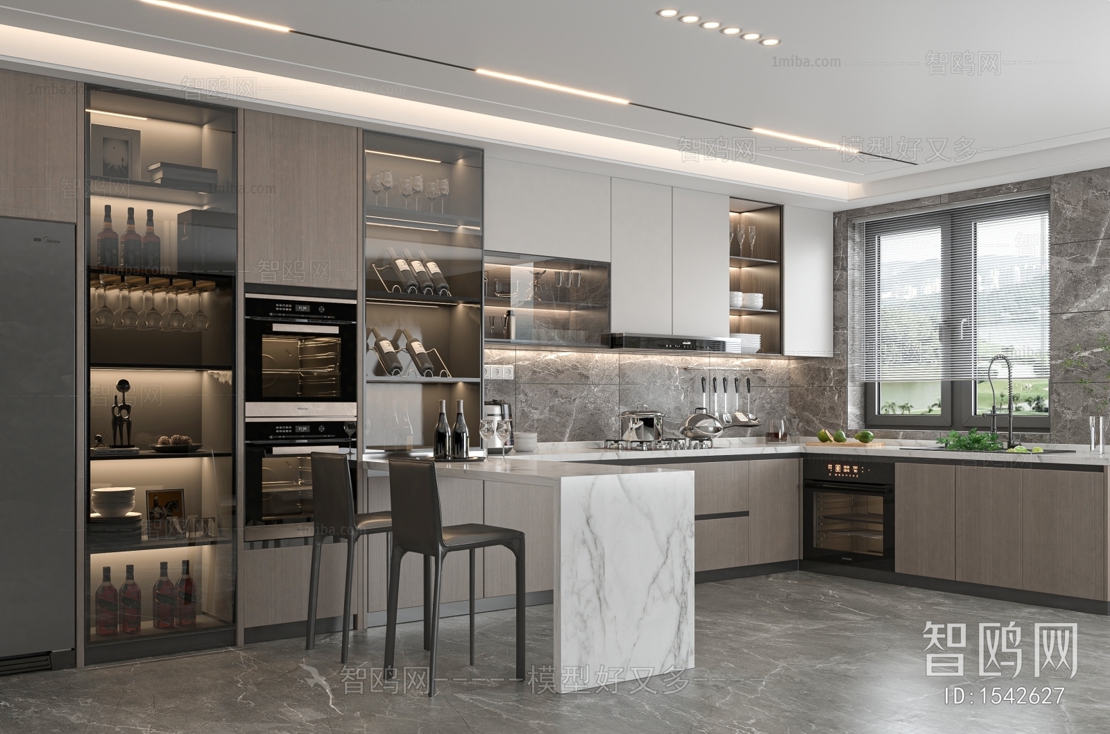 Modern Open Kitchen