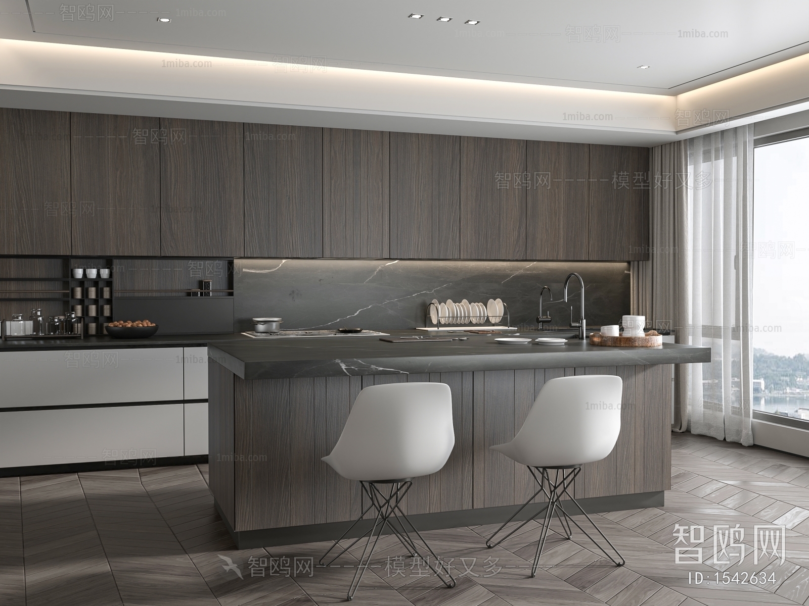 Modern Open Kitchen