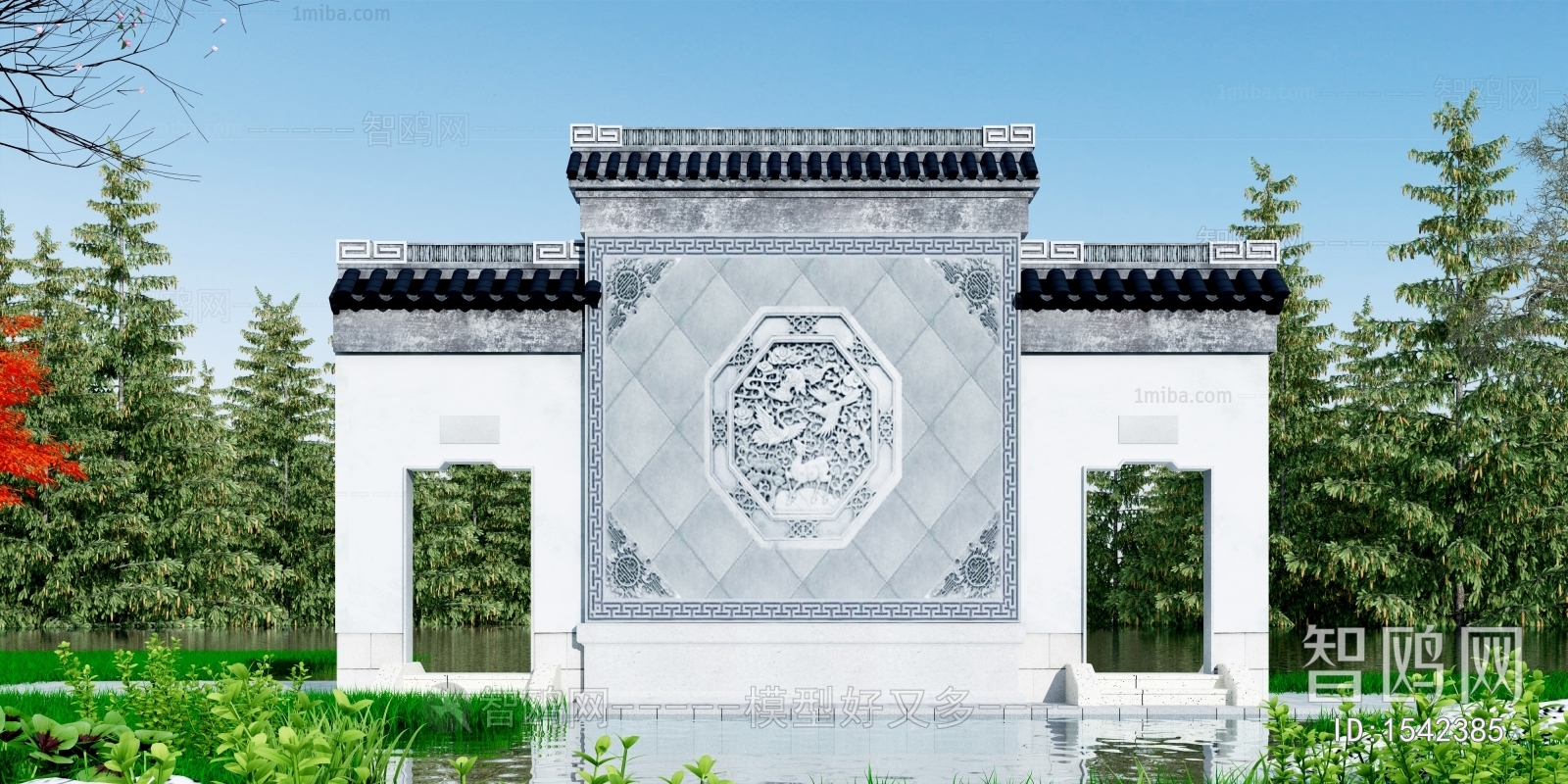 Chinese Style Building Component