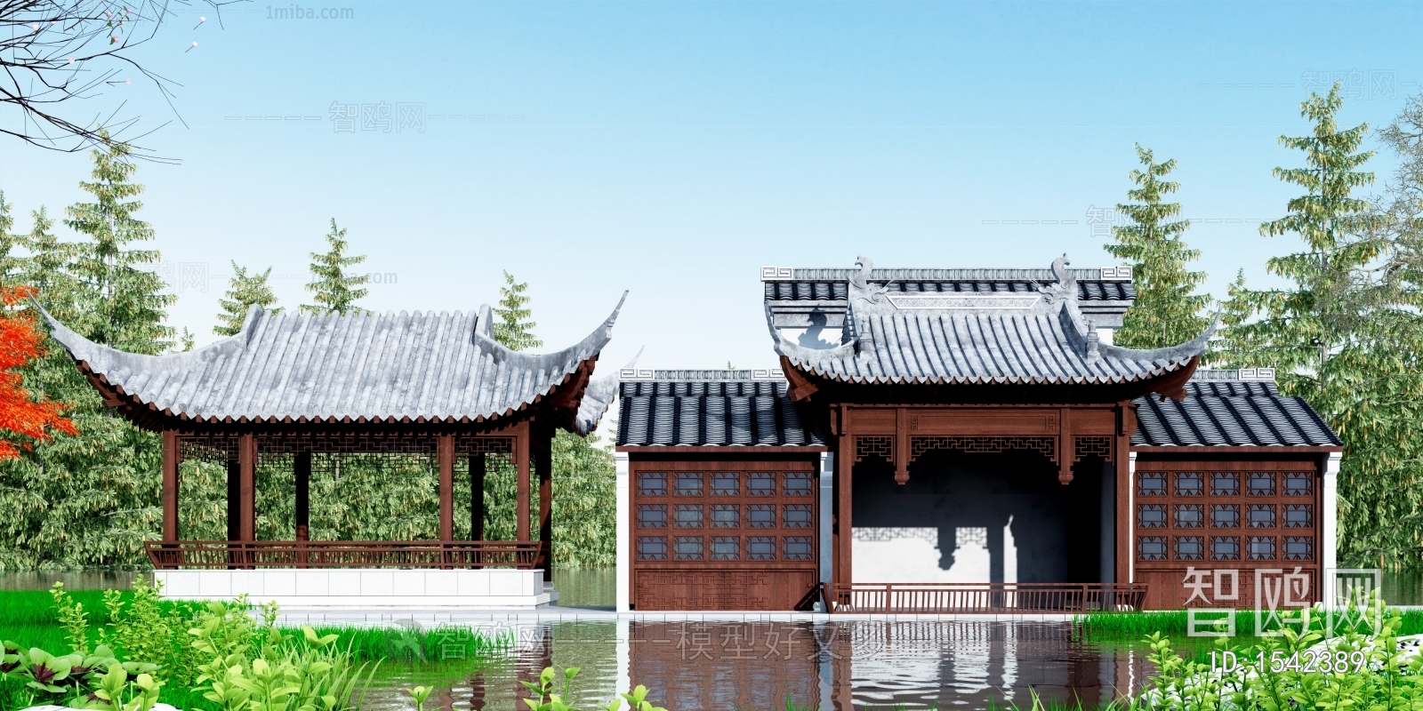 Chinese Style Building Component