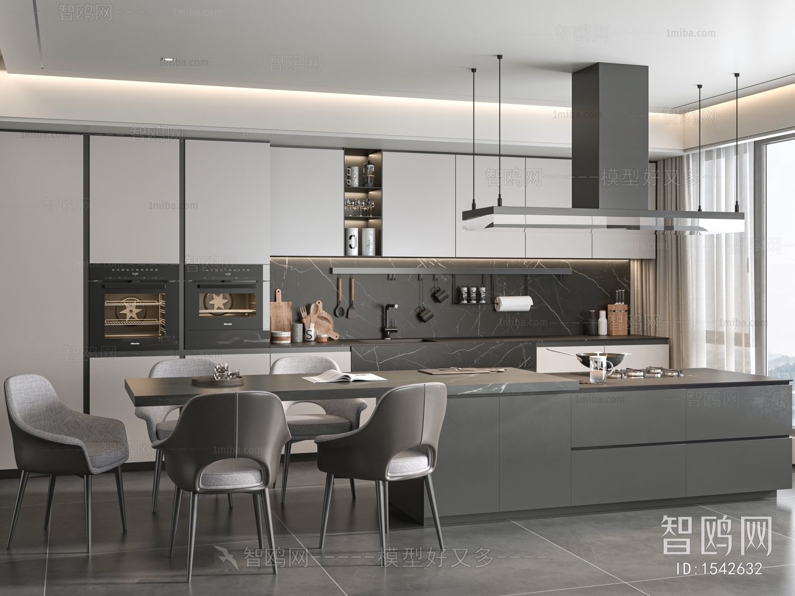 Modern Open Kitchen