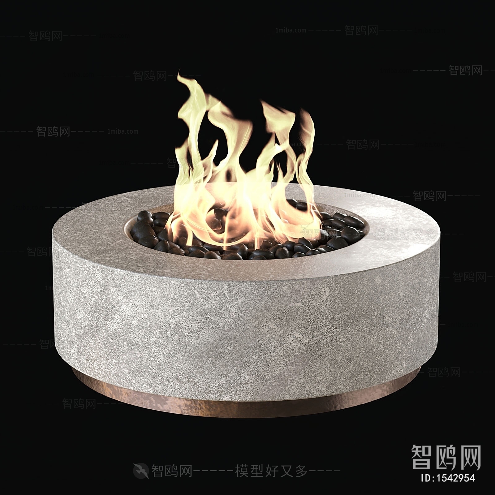现代圆形围炉 火炉篝火