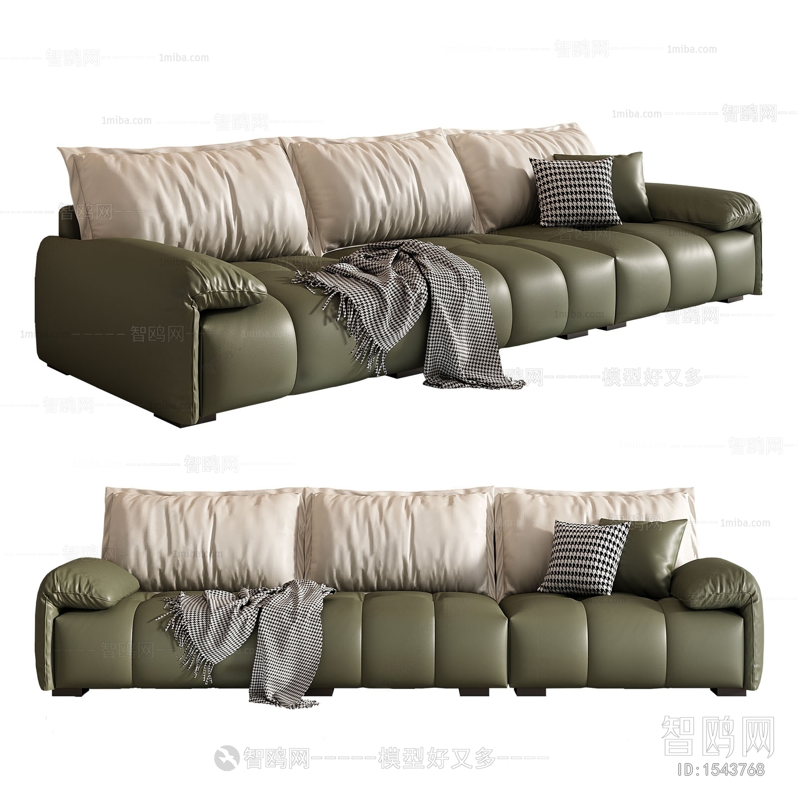 Modern Three-seat Sofa