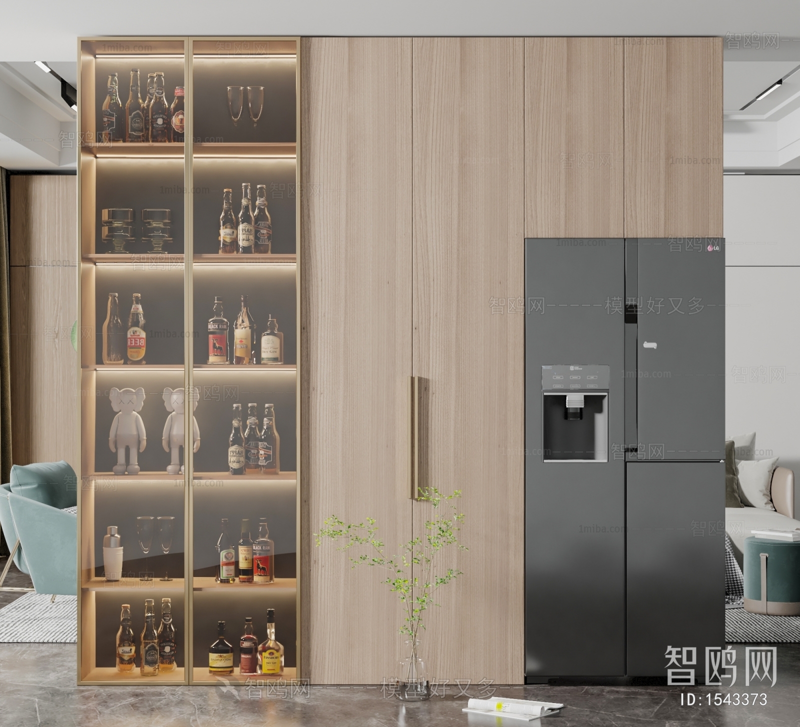 Modern Wine Cabinet