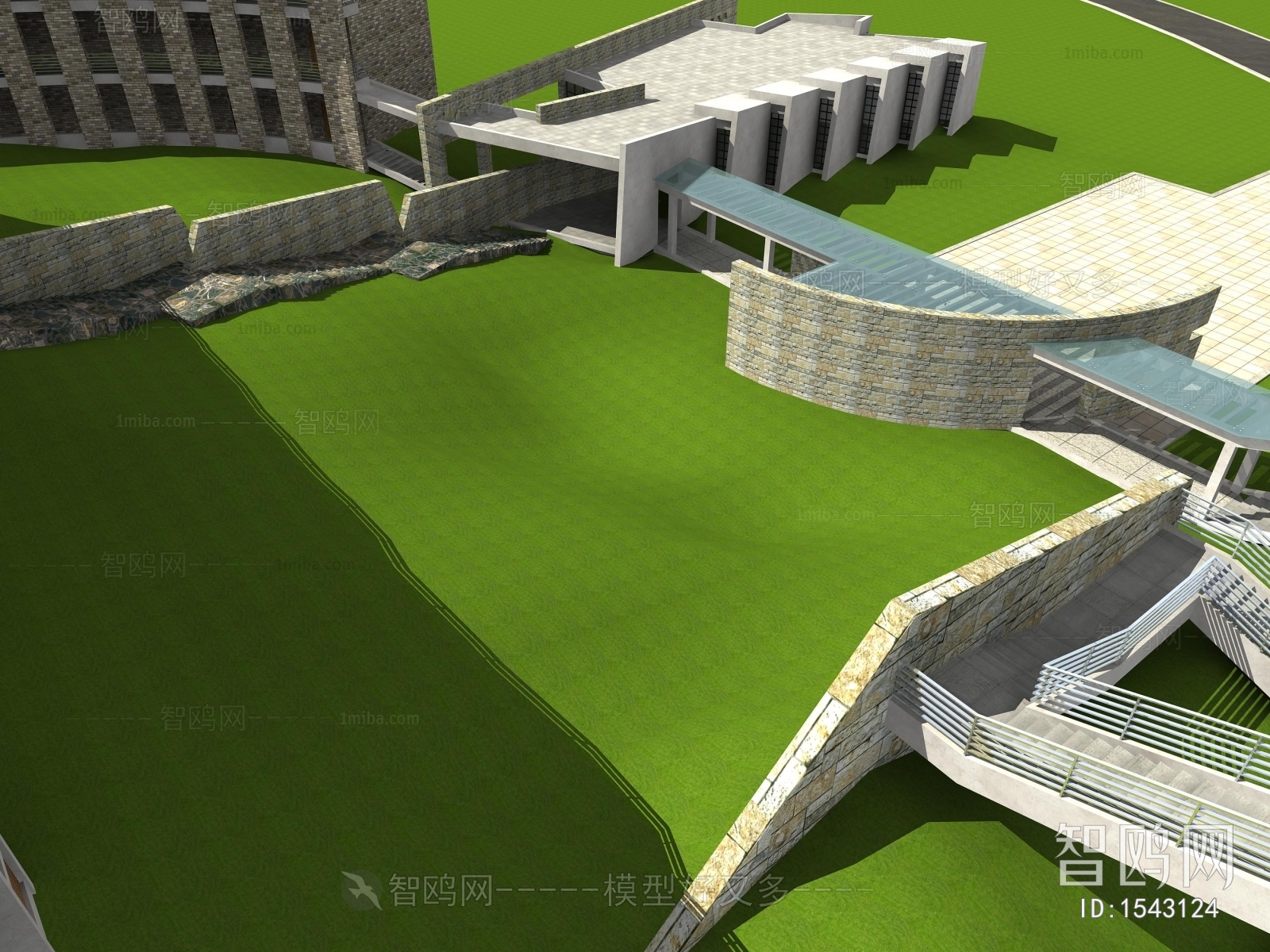 New Chinese Style Building Appearance